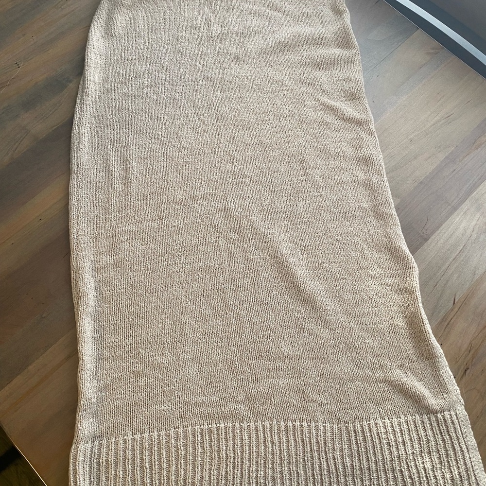 Pink Lily Textured Knit Skirt